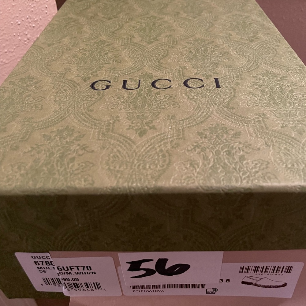 Authentic Gucci Multicolor Espadrilles Size 8 - Picture 4 of 4